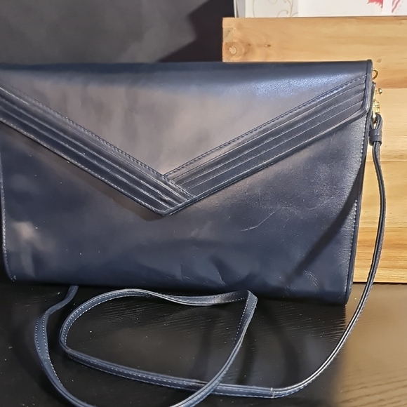Make Offer Elegant Navy Blue Women's Clutch - Picture 1 of 5